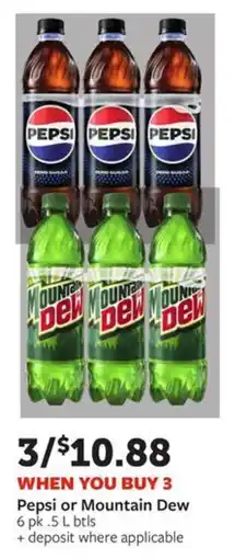 Fareway Pepsi or Mountain Dew offer