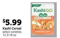 Fareway Kashi cereal offer