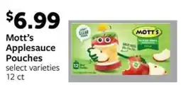 Fareway Mott's Applesauce Pouches offer