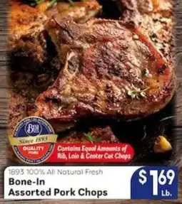 Caledonia Marketplace 1893 bone-in assorted pork chops offer