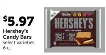 Fareway Hershey's candy bars offer
