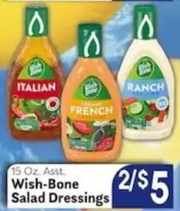 Caledonia Marketplace Wish-Bone Salad Dressings offer