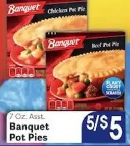 Caledonia Marketplace Banquet Pot Pies offer