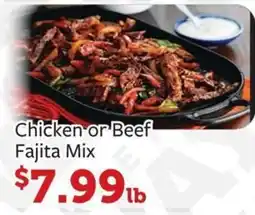 Fareway Chicken or Beef Fajita Mix offer
