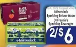 Caledonia Marketplace Adirondack Sparkling Seltzer Water Or Frannie's Sparkling Beverages offer