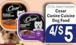 Caledonia Marketplace Cesar Canine Cuisine Dog Food offer