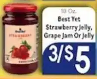 Caledonia Marketplace Best Yet Strawberry Jelly, Grape Jam Or Jelly offer
