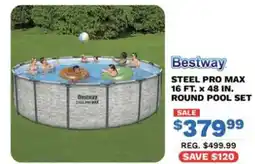 Big 5 Bestway steel pro max round pool set offer