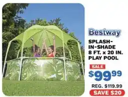 Big 5 Bestway splash-in-shade play pool offer