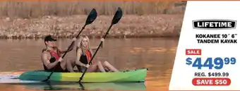 Lifetime Kokanee 10' 6" Tandem Kayak