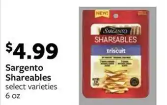 Fareway Sargento Shareables offer