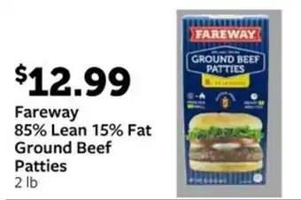 Fareway Fareway ground beef patties offer