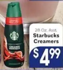 Caledonia Marketplace Starbucks Creamers offer