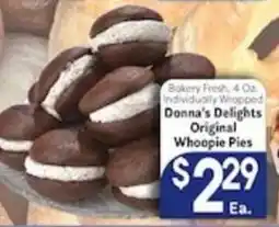 Caledonia Marketplace Donna's Delights Original Whoopie Pies offer