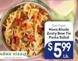 Caledonia Marketplace Hans Kissle zesty bow tie pasta salad offer
