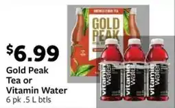 Fareway Gold Peak Tea or Vitamin Water offer