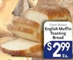 Caledonia Marketplace Fresh Baked English Muffin Toasting Bread offer
