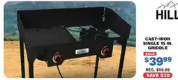 Big 5 Hilltop cast-iron single 15 in. griddle offer