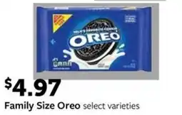 Fareway Family Size Oreo offer