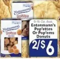 Caledonia Marketplace Entenmann's Pop'ettes Or Pop'em's Donuts offer