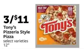 Fareway Tony's Pizzeria Style Pizza offer