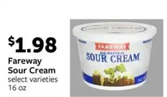 Fareway Fareway sour cream offer