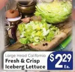 Caledonia Marketplace Large Head California Iceberg Lettuce offer