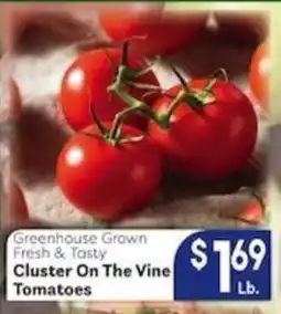 Caledonia Marketplace Greenhouse Grown Cluster On The Vine Tomatoes offer