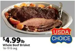 Fareway Usda choice whole beef brisket offer