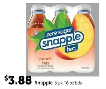 Fareway Snapple peach tea offer