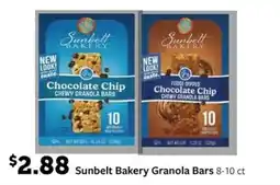 Fareway Sunbelt Bakery Granola Bars offer