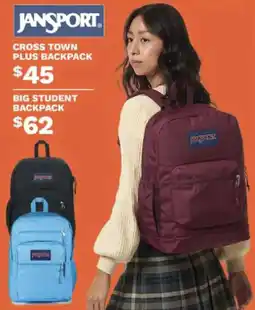 Big 5 Jansport cross town plus backpack offer