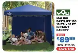 Big 5 Yoli Malibu EasyLift 100 Instant Canopy offer