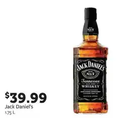 Fareway Jack Daniel's tennessee whiskey offer