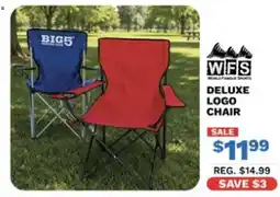 Big 5 Wfs deluxe logo chair offer