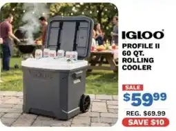 Big 5 Igloo profile ii 60 qt. rolling cooler offer