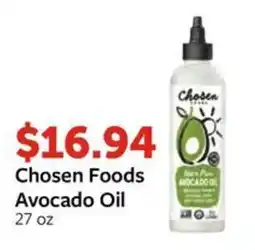 Fareway Chosen Foods Avocado Oil offer