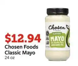 Fareway Chosen Foods Classic Mayo offer