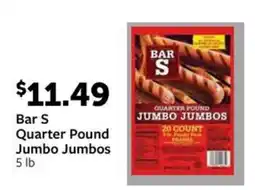 Fareway Bar S quarter pound jumbo jumbos offer