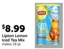 Fareway Lipton Lemon Iced Tea Mix offer