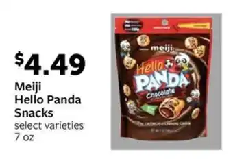 Fareway Meiji Hello Panda Snacks offer