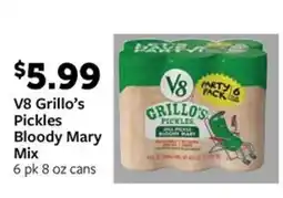 Fareway V8 Grillo's Pickles Bloody Mary Mix offer
