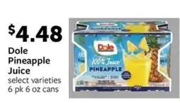 Fareway Dole Pineapple Juice offer