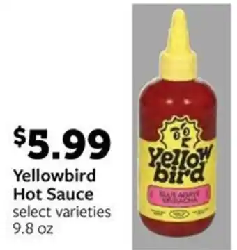 Fareway Yellowbird hot sauce offer