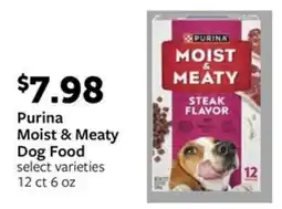 Fareway Purina moist & meaty dog food offer