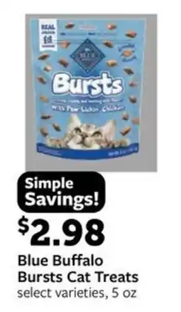 Fareway Blue Buffalo Bursts Cat Treats offer