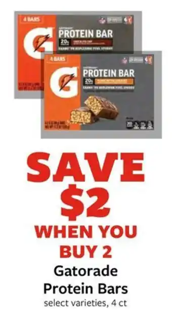 Fareway Gatorade Protein Bars offer