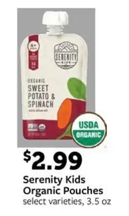 Fareway Serenity Kids Organic Pouches offer