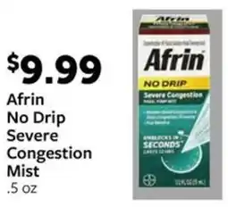 Fareway Afrin No Drip Severe Congestion Mist offer