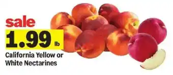 Meijer California Yellow or White Nectarines offer